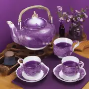 紫色的茶具如何制作?
